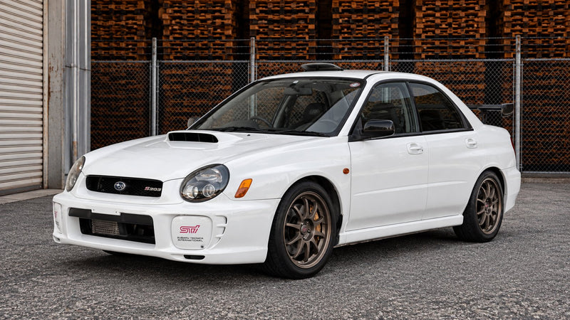 2002 Subaru Impreza WRX STI S202 (GDB) No. 235 of 400 — White