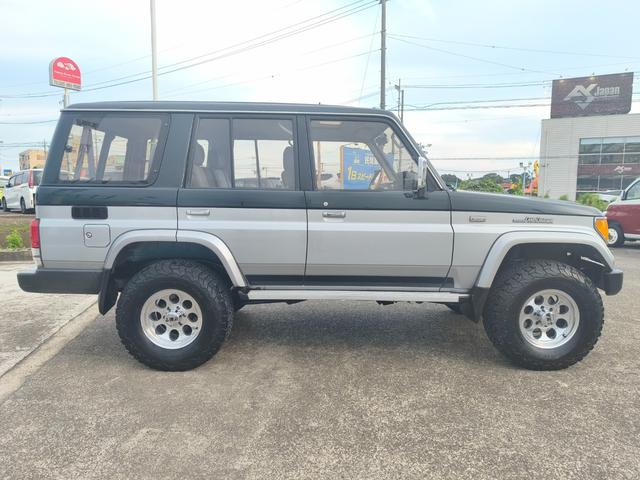 1993 Toyota Land Cruiser Prado (LJ78W) — Green/Silver