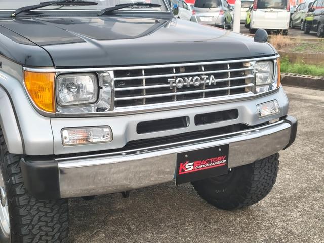 1993 Toyota Land Cruiser Prado (LJ78W) — Green/Silver - Image 8