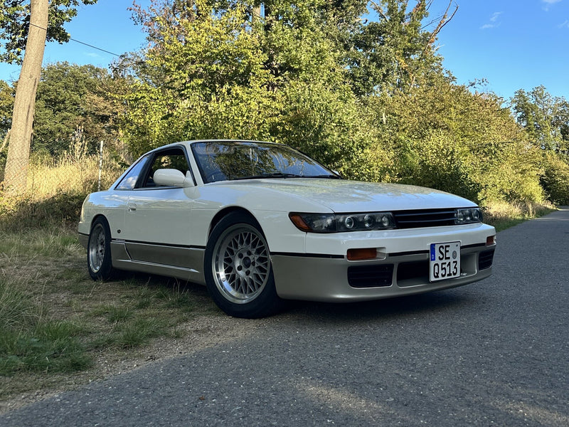 1993 Nissan Silvia Q's (PS13) — White/Silver Two-Tone