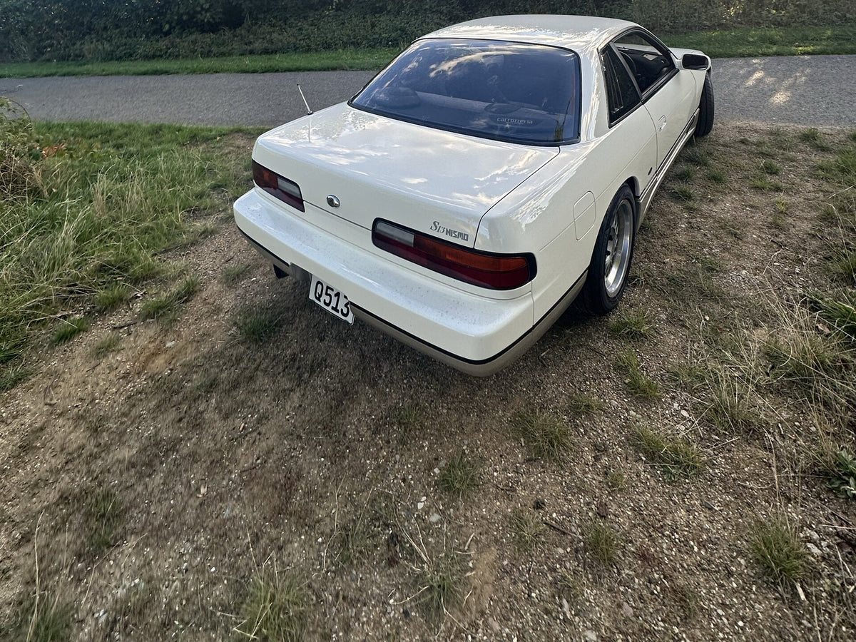 1993 Nissan Silvia Q's (PS13) — White/Silver Two-Tone - Image 5