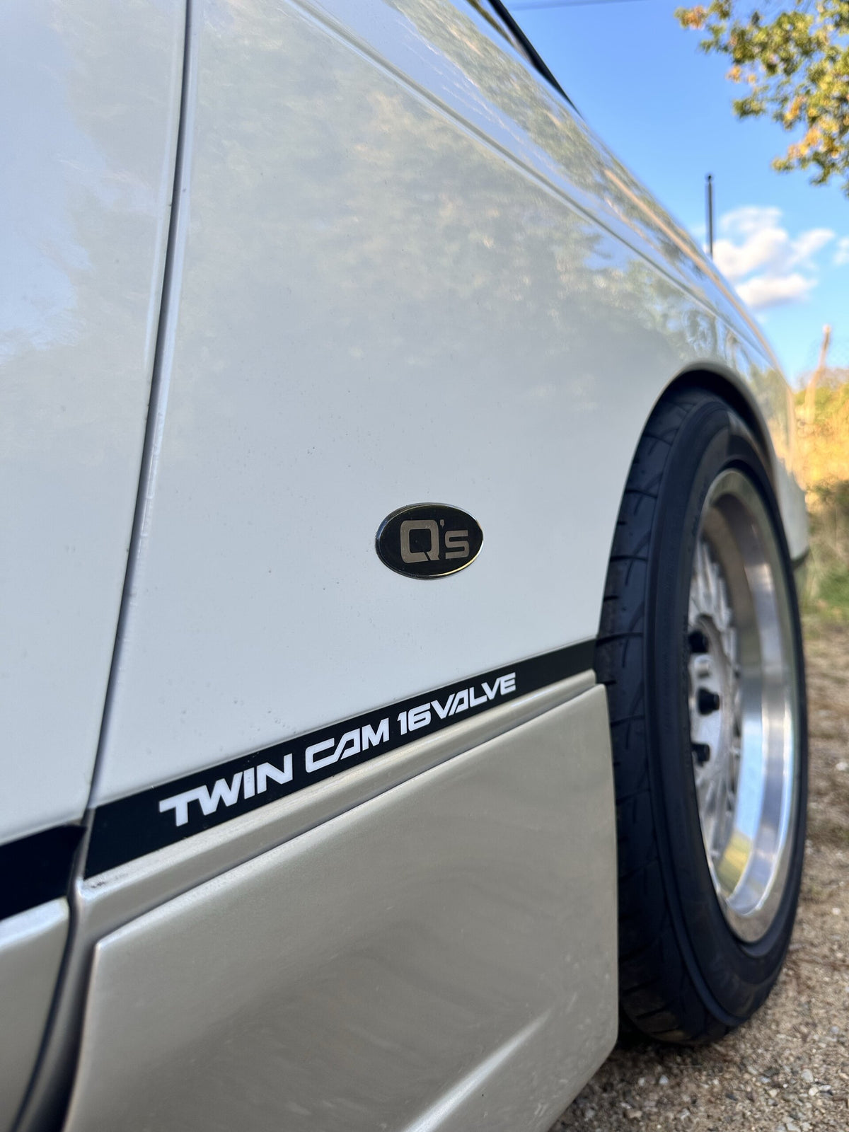 1993 Nissan Silvia Q's (PS13) — White/Silver Two-Tone - Image 7