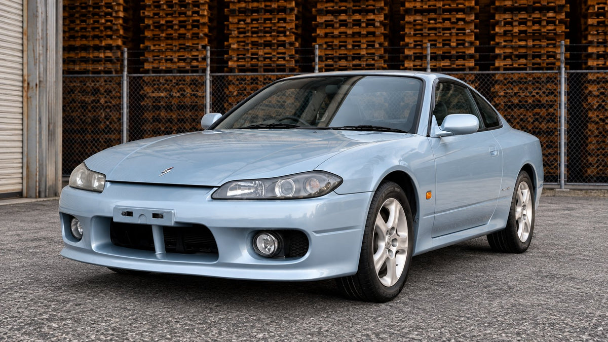 2002 Nissan Silvia Spec-S (S15) — Light Blueish Silver - Image 1