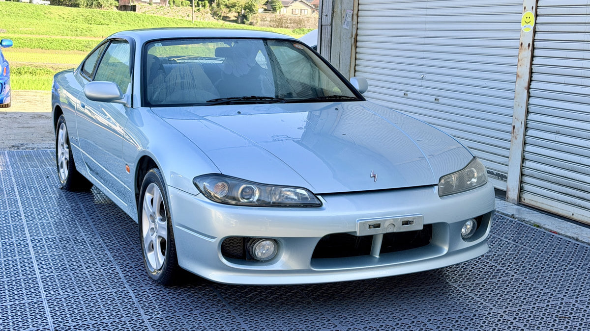2002 Nissan Silvia Spec-S (S15) — Light Blueish Silver - Image 2